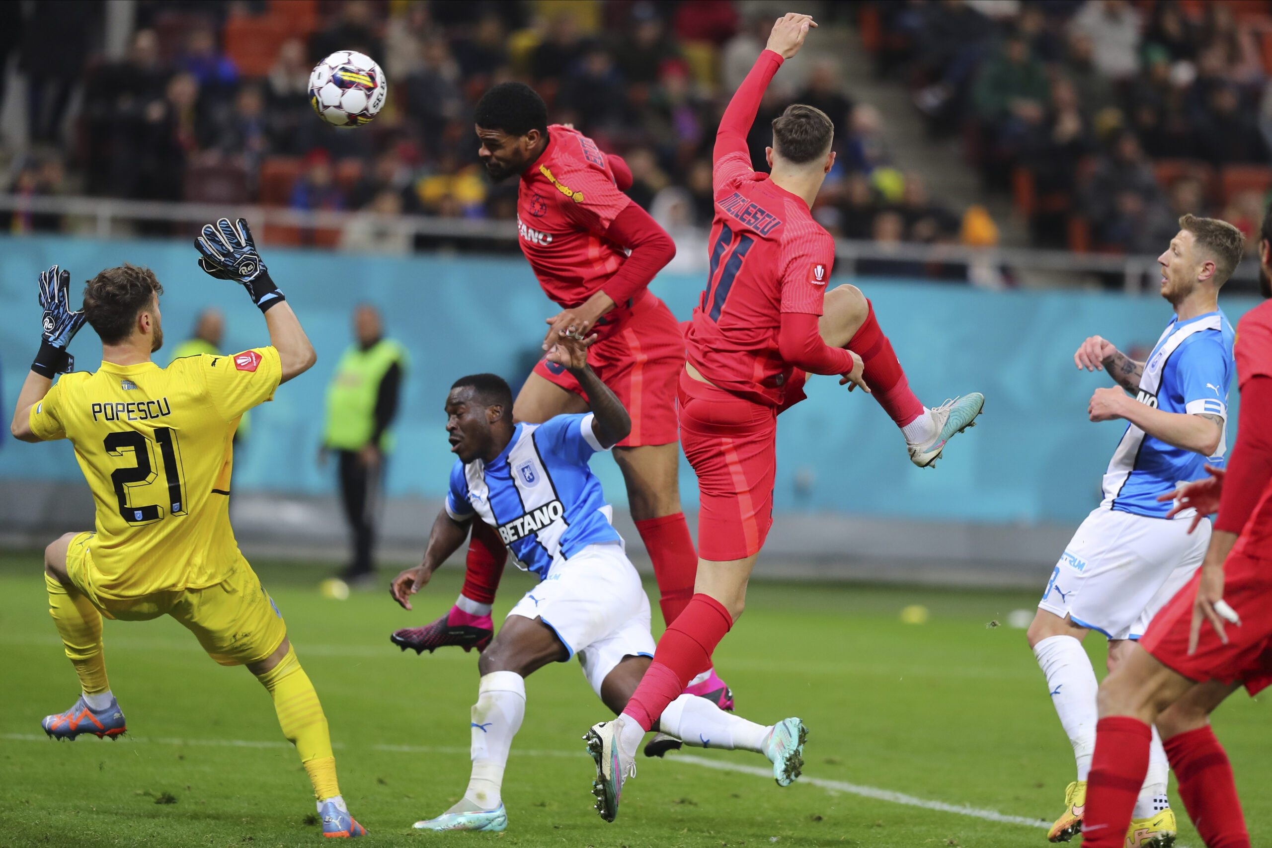 FCSB CS Universitatea Craiova 1 1 în prima etapă din play off ul