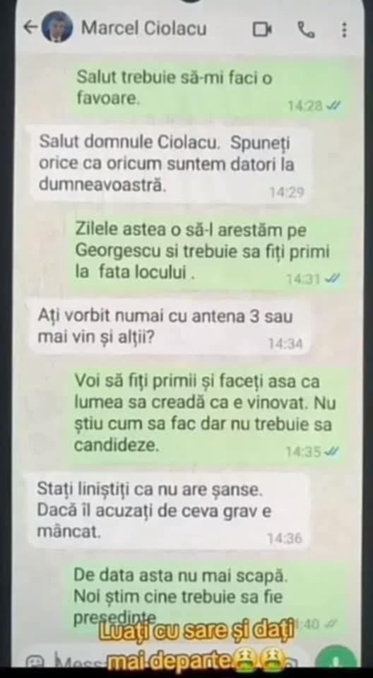 Fake-news marca AUR: „Mesajele lui Ciolacu despre Georgescu” – o nouă manipulare grosolană a lui Simion